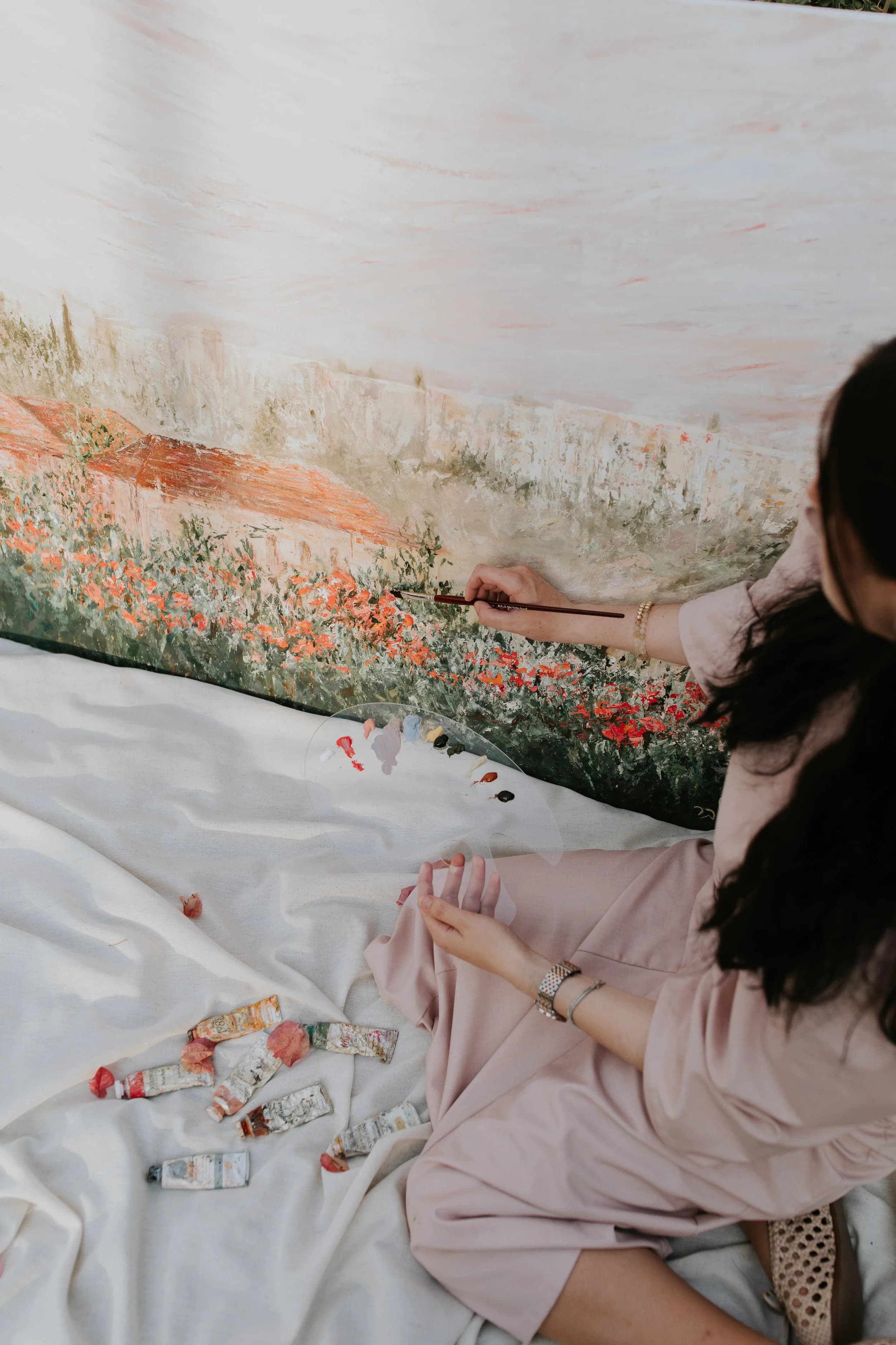 Original painting by Jerusalem Jewish woman artist Avigail Gelber